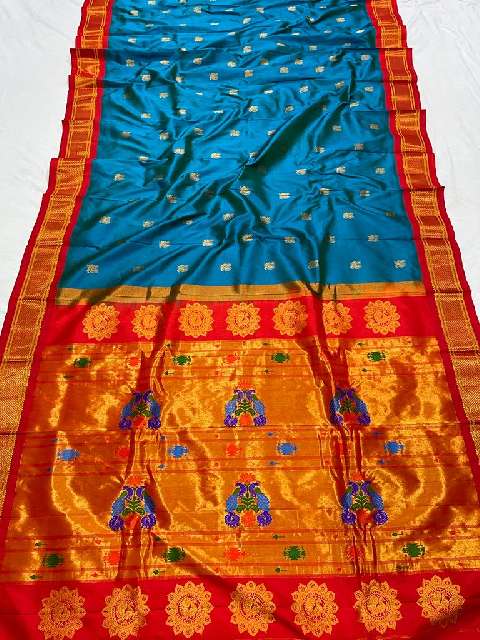 All Over Maharani Paithani | Resham Bazaar