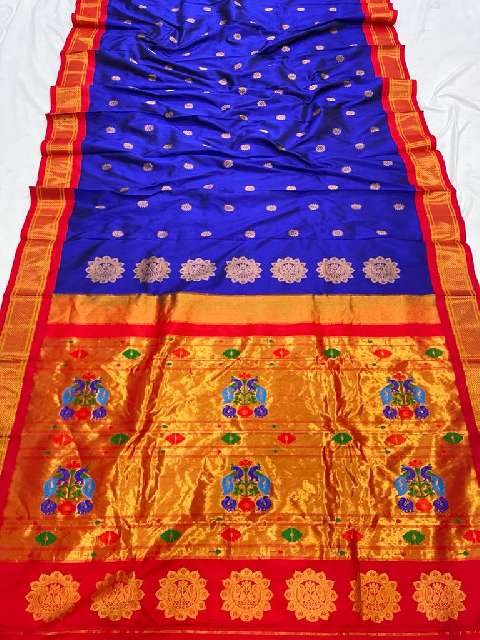 All Over Maharani Paithani | Resham Bazaar